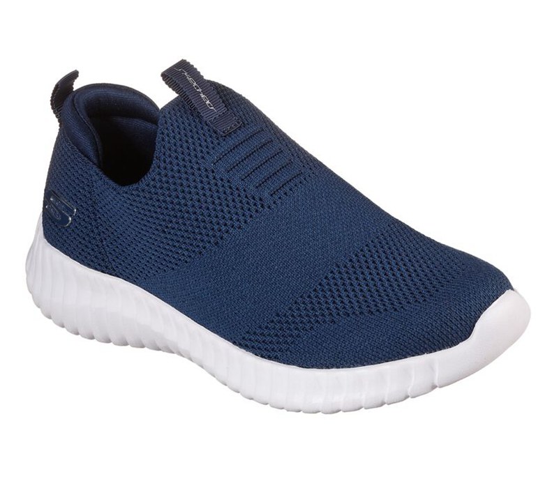 Skechers Pojkar Marinblå Slip On - Elite Flex - Wasick - Sverige (SROCD-1087)